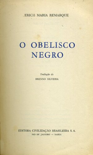 O Obelisco Negro