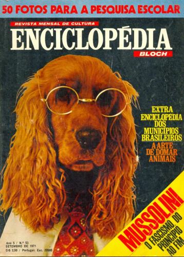 Revista Enciclopédia Bloch (Ano 5, Nº 53, Setembro de 1971)