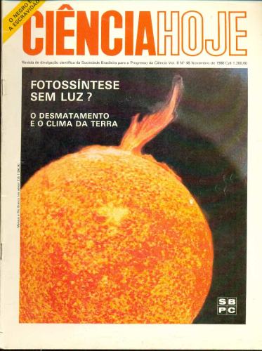 Revista Ciência Hoje (Volume 8 - Nº 48. Novembro de 1988)