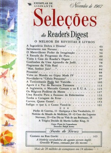 Revista Seleções Readers Digest (Tomo LII, Nº310, Novembro 1967)
