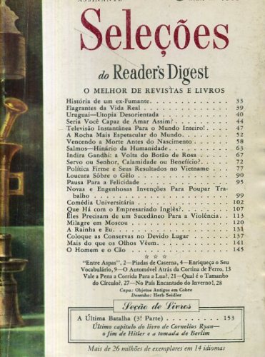 Revista Seleções Readers Digest (Tomo XLIX, Nº 293, Junho 1966)