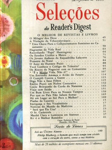 Revista Seleções Readers Digest (Tomo LIV, Nº 323, Dezembro 1968)