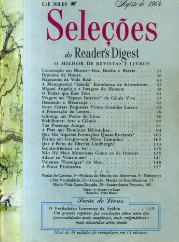 Revista Seleções Readers Digest (Tomo XLVI, Nº 271, Agosto 1964)