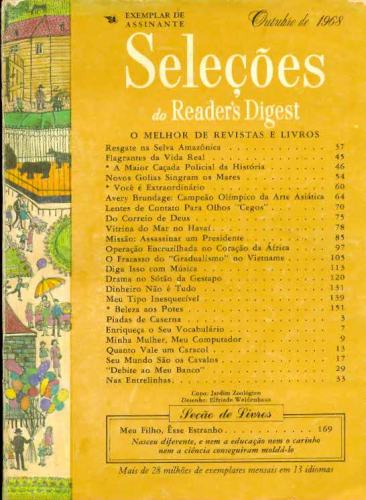 Revista Seleções Readers Digest (Tomo LIV, Nº 321, Outubro 1968)