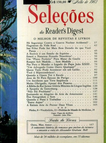 Revista Seleções Readers Digest (Julho 1963)