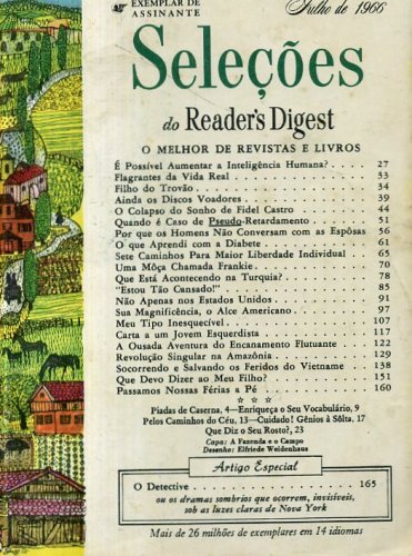 Revista Seleções Readers Digest (Tomo L, Nº 294, Julho 1966)