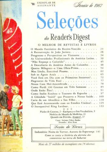 Revista Seleções Readers Digest (Tomo LI, Nº 300, Janeiro 1967)