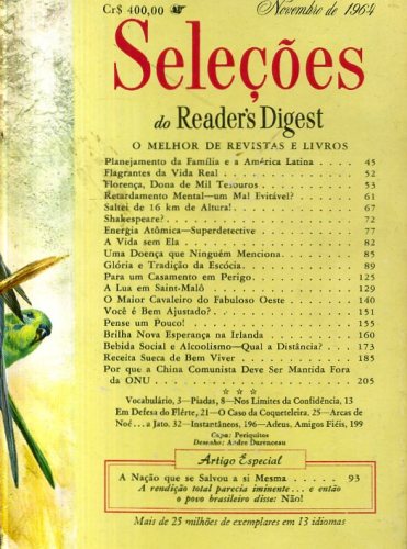 Revista Seleções Readers Digest (Novembro 1964)