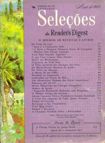 Revista Seleções Readers Digest (Tomo LV, Nº 326, Março de 1969)