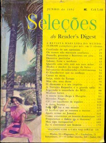 Revista Seleções Readers Digest (Tomo XXI, Nº 125, Junho 1952)
