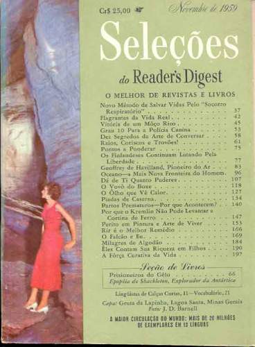 Revista Seleções Readers Digest (Tomo XXXVI, Nº 214, Novembro 1959)