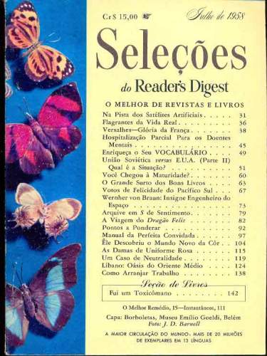 Revista Seleções Readers Digest (Tomo XXXVI, Nº 198, Julho 1958)