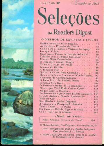 Revista Seleções Readers Digest (Tomo XXXIV, Nº 202, Novembro 1958)