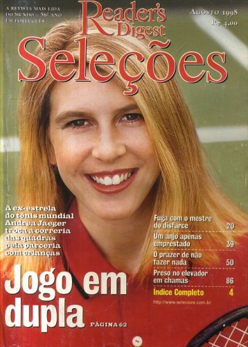 Revista Seleções Readers Digest (Agosto de 1998)