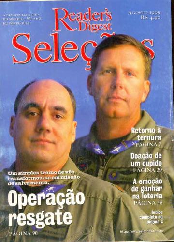 Revista Seleções Readers Digest (Agosto 1999)