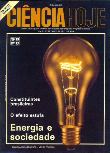 Revista Ciência Hoje (Volume 5 - Nº 29, Março 1987)