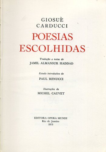 Poesias Escolhidas