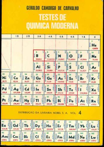 Testes de Química Moderna (Volume 4)