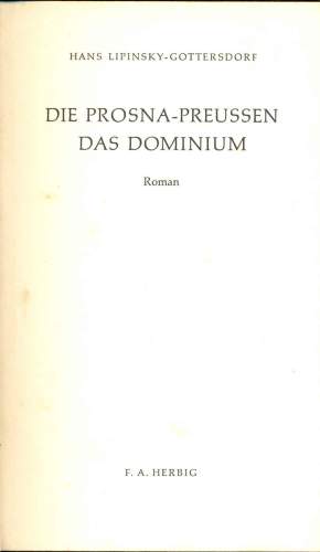 Die Prosna-Preussen das Dominium (1° Livro)