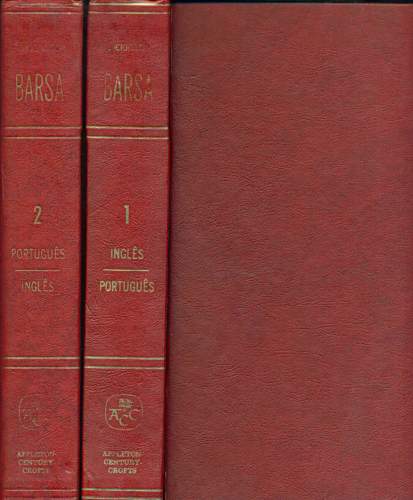 Novo Dicionário Barsa das Línguas Inglesa e Portuguêsa (Em 2 Volumes)