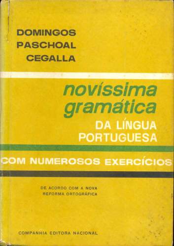 Novíssima Gramática da Língua Portuguesa