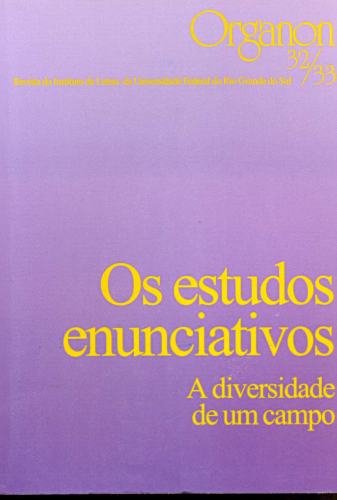 Revista Organon (Volume 16, Nº 32/33, 2002)