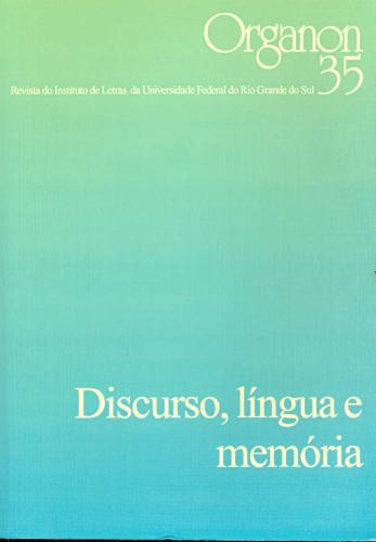 Revista Organon (Volume 17, Nº 35, 2003)