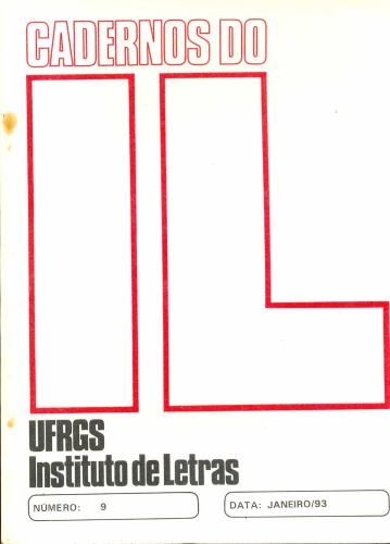 Cadernos do IL (Número9, Janeiro 1993)