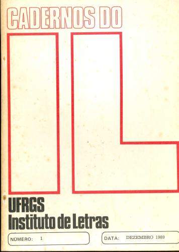 Cadernos do IL (Número 1, Dezembro 1989)
