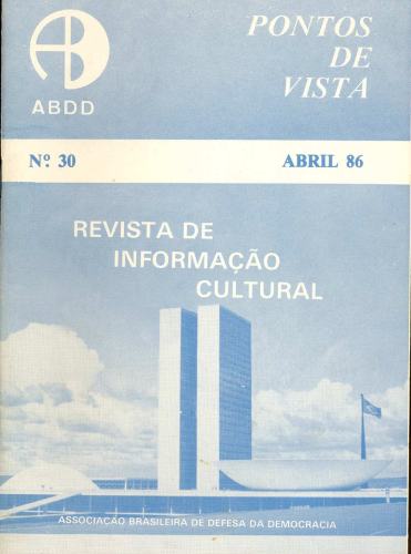 Revista Pontos de Vista (Nº 30, Abril 1986)