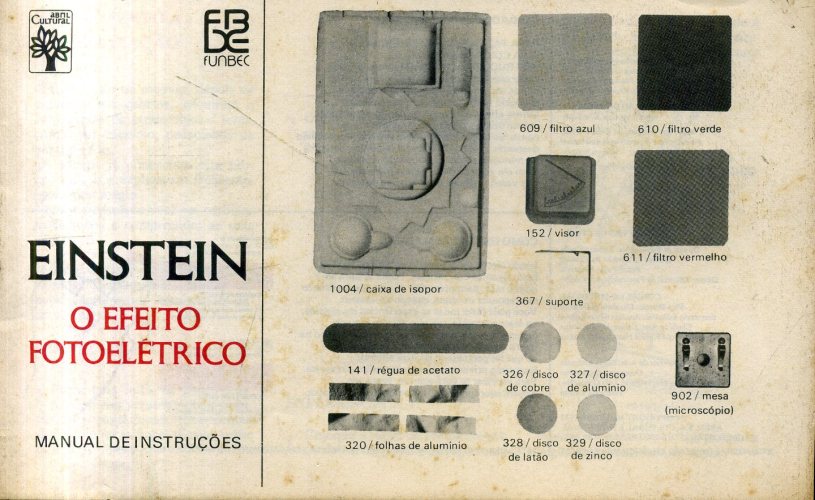 Einstein: O Efeito Fotoelétrico - Manual de Instruções