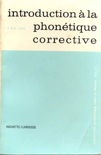 Introduction à la Phonétique Corrective
