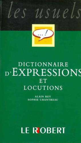 Dictionnaire des Expressions et Locutions