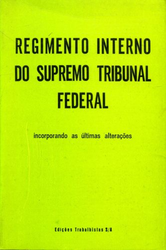 Regimento Interno do Supremo Tribunal Federal