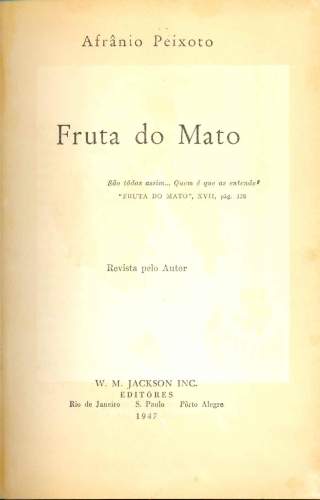 Fruta do Mato