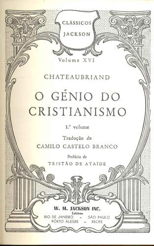 O Génio do Cristianismo (Em 2 Volumes)