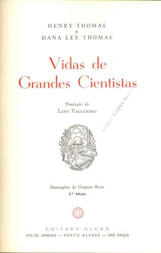 Vidas de Grandes Cientistas
