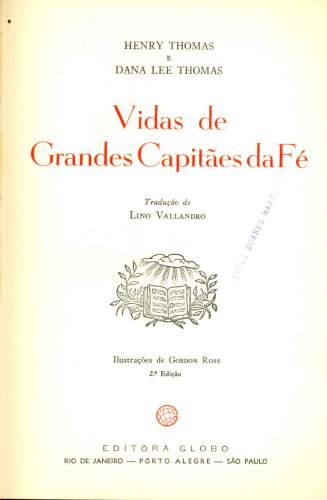 Vidas de Grandes Capitães da Fé