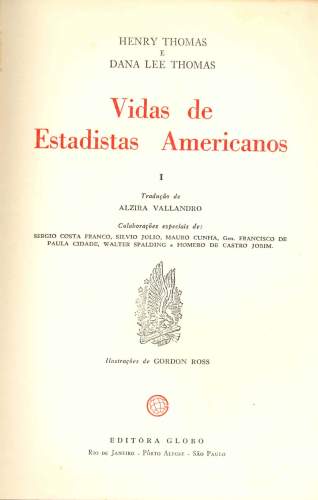 Vidas de Estadistas Americanos (Em 2 Volumes)