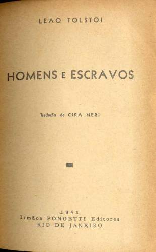 Homens e Escravos
