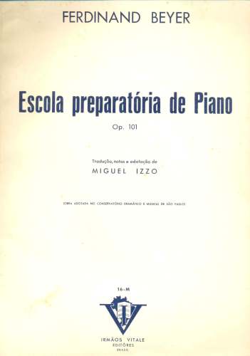 Escola Preparatória de Piano: Op. 101