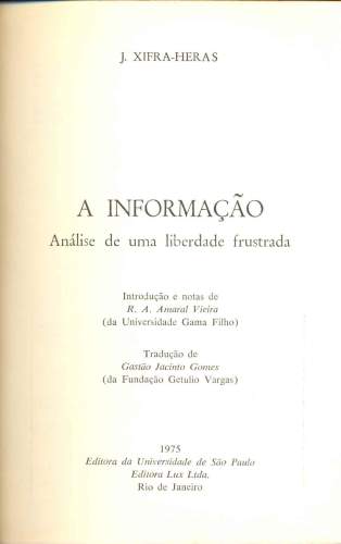 A INFORMAÇÃO