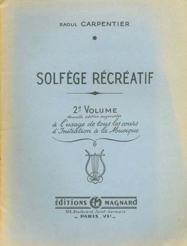 Solfége Récréatif- 2º Volume