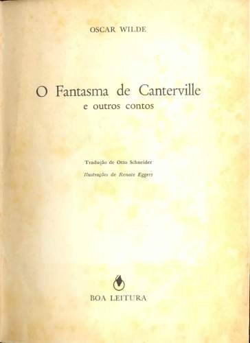 O FANTASMA DE CANTERVILLE