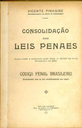 Consolidação das Leis Penaes