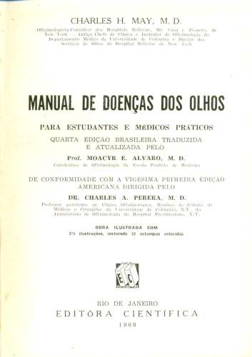 Manual de Doenças dos Olhos: para estudantes e médicos práticos