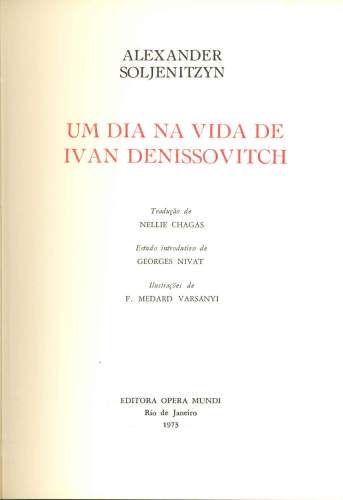 Um Dia na Vida de Ivan Denissovitch