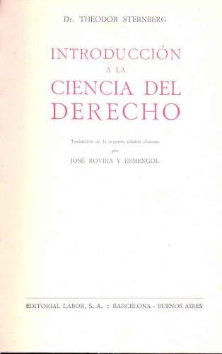 Introducción a la Ciencia del Derecho