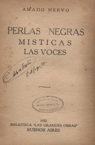 Perlas Negras - Místicas Las Voces