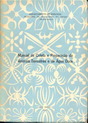 Manual de Coletae Preparação de Animais Terrestres e de Água Doce